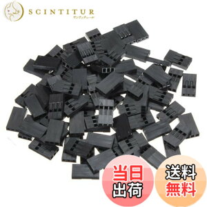 �y���������zKKHMF 100�� 4P���X�W�����p�[�P�[�u���v���O�R�l�N�^ 2.54�~�����[�g�� Arduino�p �F�F�I�����W