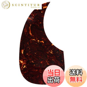 �y���������zMusiclily Left Handed Martin D28 Style Oversize Teardrop Acoustic Guitar Self-adhesive Pickguard �F�Fꈍb��
