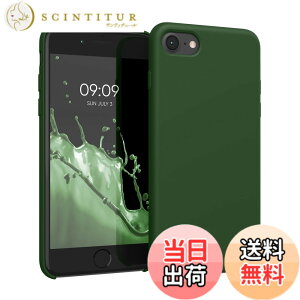 �y���������zkwmobile �X�}�z�P�[�X Apple iPhone 16e�Ή� �P�[�X - TPU ���L�b�h �V���R�� �J�o�[ - �ϏՌ� ���h�~ �T���T�� Case �F�F�[�ΐF�A�T�C�Y�FiPhone SE (2022 / 2020) / iPhone 8 / 7