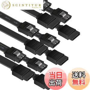 �y���������zBENFEI SATA�P�[�u�� (�X�g���[�g�^)�A3�p�b�N SATA�P�[�u��III 45cm 6 Gbps�X�g���[�gHDD SDD�f�[�^�P�[�u���A���b�N���b�`�t�� SATA HDD�ASSD�ACD�h���C�o�[�ACD���C�^�[�ɑΉ�-�u���b�N�c 