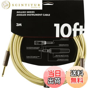 �y���������zFender �V�[���h�P�[�u�� Deluxe Series Instrument Cable, �F�F�c�C�[�h�A�T�C�Y�F10'