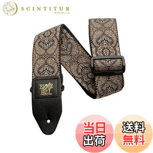 �y���������z�y���K�i�z ERNIE BALL JACQUARD STRAP �F�F�S�[���h&�u���b�N�E�y�C�Y���[�A�T�C�Y�F�W��