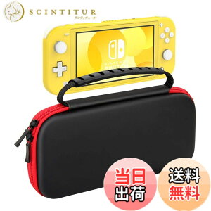 �y���������zSwitch/Switch�L�@EL/Switch Lite �P�[�X ATiC �X�C�b�` �L�������O�P�[�X ���[�o�b�O EVA�f�� �ϏՌ� �S�ʕی� �y�� �Q�[���J�[�h���[ �����^�ѕ֗� �F�FBlack�A�T�C�Y�FSwitchLite�p
