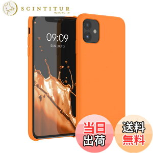 �y���������zkwmobile �X�}�z�P�[�X Apple iPhone 11�Ή� �P�[�X - TPU ���L�b�h �V���R�� �J�o�[ - �ϏՌ� ���h�~ �T���T�� Case �F�F�t���[�e�B�[ �I�����W