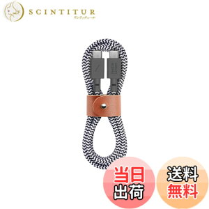 �y���������zNative Union Type-C Belt Cable -USB-C to USB-C 4ft Ultra-Strong Charging Cable �F�FZebra�A�T�C�Y�F1.2m