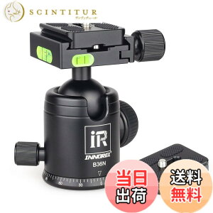 �y���������zINNOREL ���R�_�� �{�[���_�� �����_�� ��d�S �ő�ω׏d 15kg �{�[���w�b�h���a 36mm ���� CNC �A���~���� 360�x��] �p�m���} 3/8�l�W 1/4�l�W �N�C�b�N�V���[�t�� �O�r ��r ��჌�t