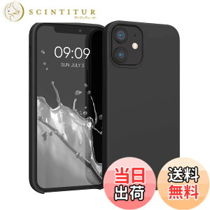 �y���������zkwmobile �X�}�z�P�[�X Apple iPhone 12 mini�Ή� �P�[�X - TPU ���L�b�h �V���R�� �J�o�[ - �ϏՌ� ���h�~ �T���T�� Case �F�F�u���b�N