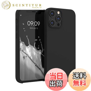 �y���������zkwmobile �X�}�z�P�[�X Apple iPhone 12 Pro Max�Ή� �P�[�X - TPU ���L�b�h �V���R�� �J�o�[ - �ϏՌ� ���h�~ �T���T�� Case �F�F�u���b�N