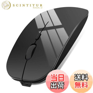 �y���������z�}�E�X Bluetooth �[�d�� ���C�����X�}�E�X ���^ �����}�E�X �É� 2.4GHz 3DPI���[�h ���w�� �����x �����^�ѕ֗� Mac/Windows/Surface/Macbook/iPad/iPhone/PC�ɑΉ� �F�F�u���b�N