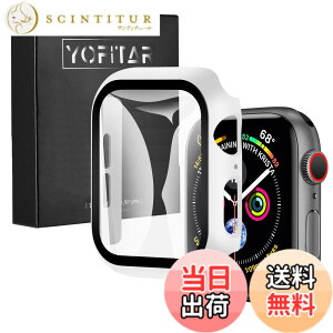 �y���������zYOFITAR Apple Watch �p �P�[�X Apple Watch Ultra 2/Ultra/11/10/9/8/7/SE2/6/SE/5/4/3/2/1 �A�b�v���E�H�b�`�ی�J�o�[ �F�F�z���C�g�A�T�C�Y�F40mm (series 1-11, SE, Ultra)