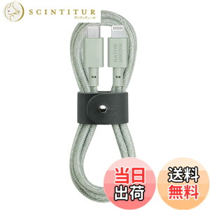 �y���������zNative Union Belt Cable USB-C to Lightning 4ft �F�FSage