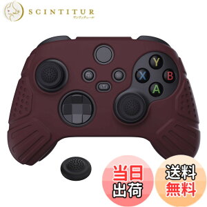 �y���������zeXtremeRate PlayVital Guardian��Xbox Series X/S�R���g���[���[�ɑΉ��p�A���`�X���b�v�V���R�[���J�o�[�X�L���A�u���b�N�̐e�w�O���b�v�L���b�v�t���AXbox Core���C�����X�R���g���[���p