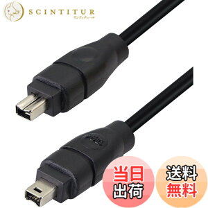 �y���������zSinLoon firewire400 �P�[�u�� i.link �P�[�u�� dv�P�[�u��IEEE1394�[�q 4�s����4�s�� �p�\�R���A���Ӌ@��A�f�W�^���r�f�I�J���� �p ����1.8m �T�C�Y�F1.8���[�g��