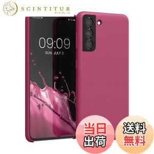 �y���������zkwmobile �X�}�z�P�[�X Samsung Galaxy S21�Ή� �P�[�X - TPU ���L�b�h �V���R�� �J�o�[ - �ϏՌ� ���h�~ �T���T�� Case �F�F���Y�x���[ �s���N