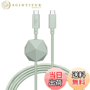 �y���������zNative Union Type-C Desk Cable �| USB-C to USB-C �| 8ft / 2.4m Ultra-Strong Non-Slip Charging Cable with Anchor Weight �F�FSage/�Z�[�W