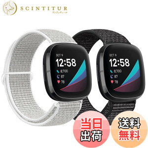 �y���������zFinancingpig �R���p�`�u�� Fitbit versa 3/Fitbit Sense �o���h�A�i�C�����X�|�[�c�o���h�u���X���b�g�ʋC�����߉\�Ȍy�ʌ����X�g���b�v���X�g�o���h�A�N�Z�T�� (���ˍ�+���˔�) �F�F