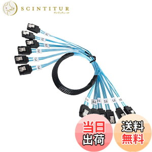 �y���������zCablecc ���� 6 SATA 7pin ���� 6 SATA 7pin �^�[�Q�b�g SSD �n�[�h�f�B�X�N 6Gbps �f�[�^�T�[�o�[ Raid �P�[�u�� �F�F�u���[ 6xSATA