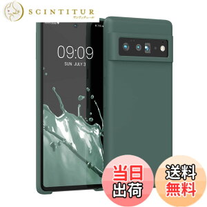 �y���������zkwmobile �X�}�z�P�[�X Google Pixel 6�Ή� �P�[�X - TPU ���L�b�h �V���R�� �J�o�[ - �ϏՌ� ���h�~ �T���T�� Case ���F �F�F�X���[�L�[�u���[�O���[���A�T�C�Y�FPixel 6 Pro