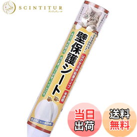 【送料無料】BOOMIE【ニャンとも不思議な壁保護シート】はがせる 猫 壁紙保護 シート ひっかき 防止 壁 半透明 ねこ しつけ用品 色：半透明、サイズ：幅90 cm x 長さ9.9 m
