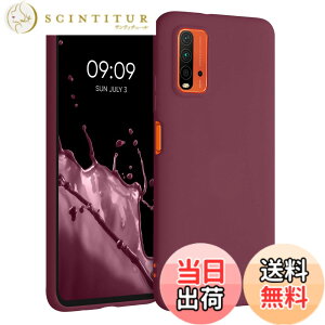 �y���������zkwmobile �X�}�z�P�[�X Xiaomi Redmi 9T�Ή� �P�[�X - �ϏՌ� ����~�� �\�t�g TPU �V���R�� - ���x���_�[ �F�F�{���h�[�o�C�I���b�g