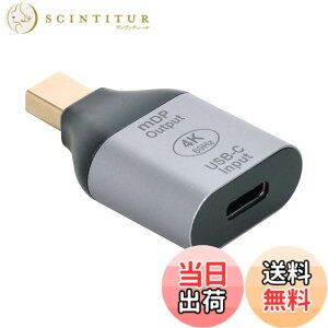 �y���������zCablecc USB-C Type C ���X �\�[�X����~�j Displayport DP �V���N HDTV �A�_�v�^�[ 4K 60hz 1080p �^�u���b�g & �d�b & �m�[�g�p�\�R���p �F�FSilver USB-C Female to MINI-DP Male