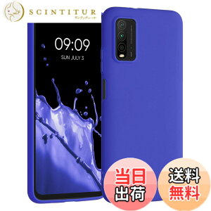 �y���������zkwmobile �X�}�z�P�[�X Xiaomi Redmi 9T�Ή� �P�[�X - �ϏՌ� ����~�� �\�t�g TPU �V���R�� - ���x���_�[ �F�F�o���g�C �u���[