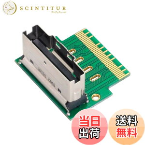 �y���������zCablecc PCI-E Slimline SAS 4.0 SFF-8654 8i74pin����SFF-865474pin�I�X-���X�G�N�X�e���_�[�A�_�v�^�[�p�x�t���e�X�g�c�[�� �F�F�O���[���A�T�C�Y�FS