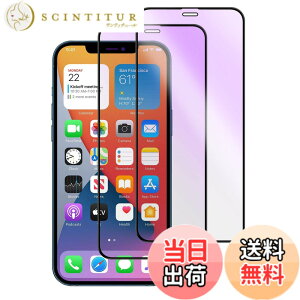 �y���������zbokang iPhone �p�� �K���X�t�B���� �F�F�u���[���C�g�i�S�ʕی�j�A�T�C�Y�FiPhone 12/12pro