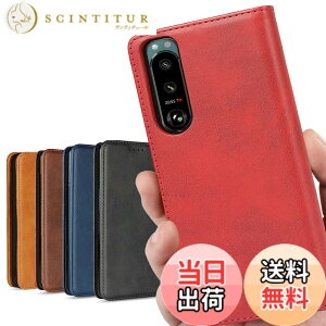 �y���������zXperia 5 III �蒠�^�P�[�X �\�j�[ SO-53B docomo SoftBank / SOG05 au �Ή� �G�N�X�؃��A5 �X�}�z�P�[�X �g�уJ�o�[ �F�F���g�� ���b�h�A�T�C�Y�FSONY Xperia 5 III