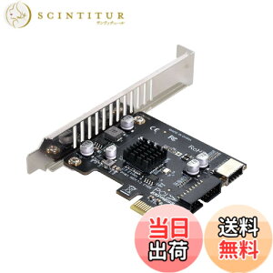�y���������zcablecc 5Gbps Type-E USB 3.1 �t�����g�p�l���\�P�b�g& USB 2.0����PCI-E 1X Express�J�[�hVL805�A�_�v�^�[ �}�U�[�{�[�h�p BLACK PCI-E CARD �F�FBLACK PCI-E CARD