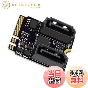 �y���������zCablecc NGFF �L�[ B+M ���� SATA 3.0 6Gbps 5�|�[�g �A�_�v�^�[ �R���o�[�^�[ �|�[�g JMB575 2280 �F�FBlack A/E-key to 1 SATA