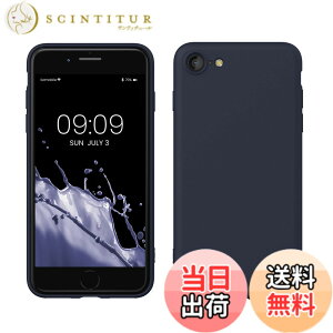 �y���������zkwmobile �X�}�z�P�[�X Apple iPhone SE3 / iPhone SE2 / iPhone SE (2022) / iPhone SE (2020) / iPhone 8 / iPhone 7�Ή� �P�[�X - �ɔ� TPU �V���R�� �}�C�N���t�@�C�o�[ �� �F�F�u���[�x���[�̐A�T�C�Y�Fi