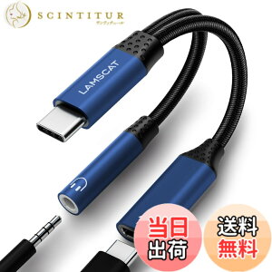 �y���������zLAMSCAT 2in1 �^�C�vC �C���z���ϊ� �A�_�v�^ PD 60W�}���[�d Type-C �C���z���W���b�N �[�d�A�_�v�^ ��҃P�[�u�� �[�d���Ȃ��� �ʘb ���ʒ��� �|�[�^�u�� iPad pro Google Pixel Xperia Samsung G