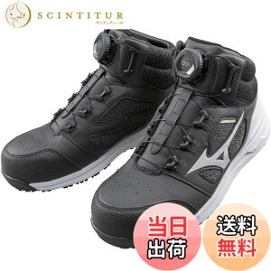 �y���������zMIZUNO(�~�Y�m) �����Y ���S�C �I�[���}�C�e�B LS273M BOA���[�N�V���[�Y �F�F�u���b�N/�z���C�g�A�T�C�Y�F28.0 cm 3E