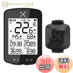 �y���������zXOSS GPS �T�C�N���R���s���[�^ �Z�b�g �T�C�R�� GPS ���� �X�s�[�h �P�C�f���X�Z���T�[ ���C�����X Bluetooth ANT+�Ή� �F�F�u���b�N