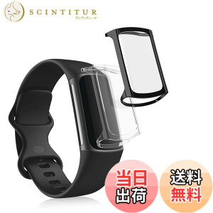 �y���������zkwmobile 2x �P�[�X Fitbit Charge 6 / Charge 5�Ή� �J�o�[ - �t���J�o�[ �V���R�� �ϏՌ� �S�̕ی� ����/���F �F�F���� / ���F