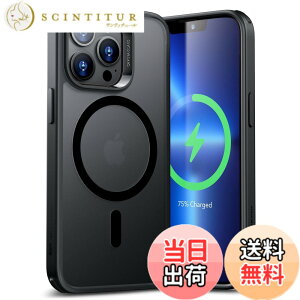 �y���������z�y�ČRMIL�K�i�EMagsafe�Ή��z �F�F�t���X�g�u���b�N�A�T�C�Y�FiPhone 13 Pro Max 6.7