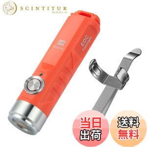 �y���������zRovyVon A1 USB C �[�d�� EDC �g�[�` 650���[���� �����邢 �A�E�g�h�A �~�j�L�[�`�F�[�� �g�[�` �����̎����^�сA�L�����v�A���ӍՁA�N���X�}�X�M�t�g�p �F�F�I�����W
