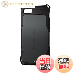 �y���������z�G���R�� iPhone SE (��2���� 2020/2022) / 8 / 7 �p �P�[�X �ϏՌ� �p�G�A�N�b�V���� ZEROSHOCK �F�F�u���b�N