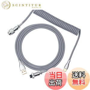 �y���������zEPOMAKER ���J�j�J���L�[�{�[�h�p �q��v���O���� MIX�P�[�u�� 1.8m �R�C���h Type-C ���� USB A TPU ���J�j�J���L�[�{�[�h �X�y�[�X�P�[�u�� �Q�[�~���O�L�[�{�[�h�ƌg�ѓd�b�p ���E��