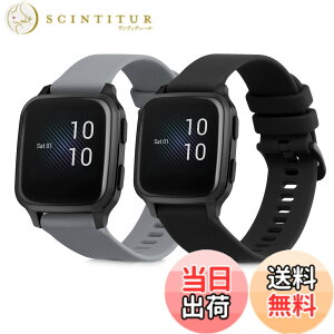 �y���������zkwmobile 2x �����o���h Garmin Venu Sq Music/Sq�Ή� �x���g - �V���R���o���h �\�t�g TPU �ϋv�� ���F/�O���[ �F�F���F / �O���[�A�T�C�Y�FL