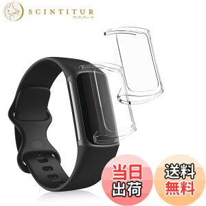 �y���������zkwmobile 2x �P�[�X Fitbit Charge 6 / Charge 5�Ή� �J�o�[ - �t���J�o�[ �V���R�� �ϏՌ� �S�̕ی� ����/���F �F�F����
