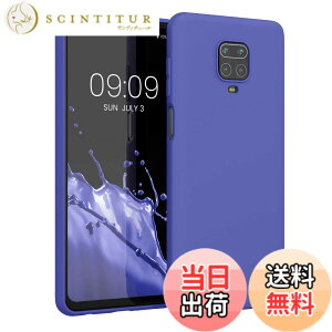 �y���������zkwmobile �X�}�z�P�[�X Xiaomi Redmi Note 9S / 9 Pro / 9 Pro Max�Ή� �P�[�X - �ɔ� TPU �V���R�� �}�C�N���t�@�C�o�[ ���F �F�F�u���[�o�C�I���b�g�A�T�C�Y�FRedmi Note 9S / 9 Pro / 9 Pro Max