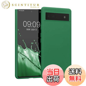 �y���������zkwmobile �X�}�z�P�[�X Google Pixel 6a�Ή� �P�[�X - �ɔ� TPU �V���R�� �}�C�N���t�@�C�o�[ ���F �F�F�X�̗d���O���[��