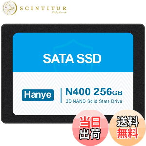 �y���������zHanye SSD 3D NAND TLC�̗p ����2.5�C���` SATAIII 6Gb/s 520MB/s �A���~��➑� ���K�㗝�X�i ����3�N �T�C�Y�F256GB