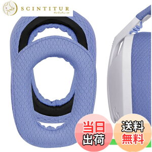 �y���������zGeekria �C���[�p�b�h Comfort �݊��� �p�b�h ���W�N�[�� Logicool G435, G335 �w�b�h�z���ɑΉ� �p�b�h �C���[/�C���[�J�b�v ���b�V���t�@�u���b�N (��) �F�F�u���[