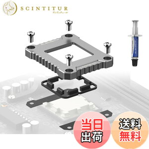�y���������zElecGear AMD CPU�Ȃ��h�~�t���[���ARyzen 7000 Zen4 �V���[�Y�p�AAM5 LGA1718 �\�P�b�g�p�A���~�j�E���A�����p CPU �Œ�o�b�N���A�T�[�}�� �y�[�X�g �u���[�f�B���O �X�g�b�p�[�t�� �F�FAM