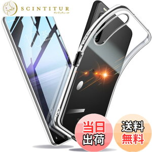 �y���������zXperia �P�[�X �N���A �Ռ��z�� ���^ TPU �y�� �Ռ��z�� �X�}�z�P�[�X �J�o�[ �X�g���b�v�z�[���t�� �S�ʂ̕ی� �F�F�V���o�[�A�T�C�Y�FXperia 10 III / Xperia10III Lite