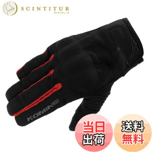 �y���������z�R�~�l(KOMINE) �o�C�N�p �v���e�N�g���b�V���O���[�u-�u���C�u GK-183 GK-1833 �t�ďH���� ���b�V���f�� �v���e�N�^�[ �F�FBlack Red�A�T�C�Y�F2XL