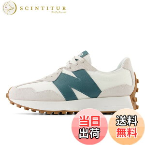 �y���������znew balance(�j���[�o�����X) ���f�B�[�X 327 WS327 W327 �����f���X�j�[�J�[ �F�FGA(WHITE/GREEN)�A�T�C�Y�F24.5 cm B